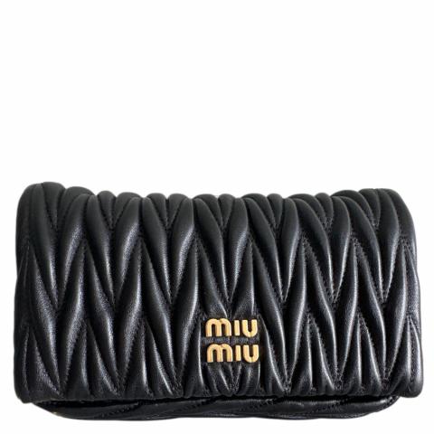 【MIU MIU】 Materasse Nappa Leather Mini Bag Miu Miu Matelassé Nappa Leather Mini Bag | White | FARFETCH