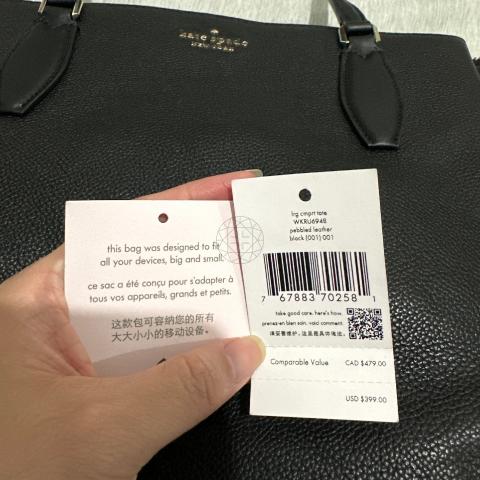 Sell Kate Spade New York Monet Large Compartment Tote Black