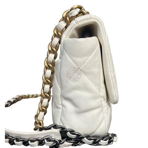 Sell Chanel Small C19 White GHW - White | HuntStreet.com Sell Chanel Small C19 White GHW - White | HuntStreet.com
