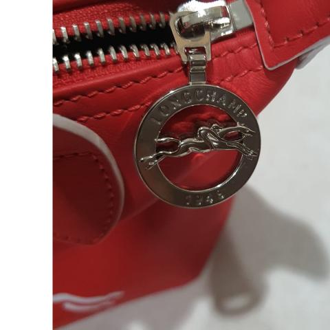 Sell Longchamp Le Pliage Cuir Jockey XS Red