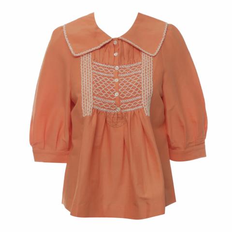 phillip lim smocked blouse