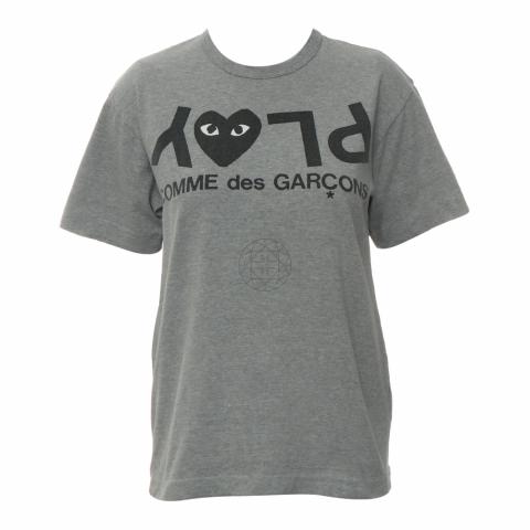 PLAY Comme des Garçons Printed T-Shirt Grey