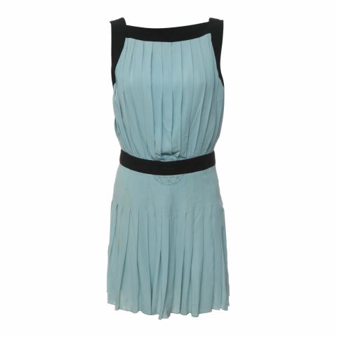 Sell Balenciaga Pleated Criss Cross Back Dress - Light Blue