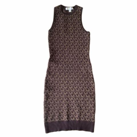 Sell Michael Kors Logo Jacquard Tank Dress - Brown | HuntStreet.com Sell Michael Kors Logo Jacquard Tank Dress - Brown | HuntStreet.com