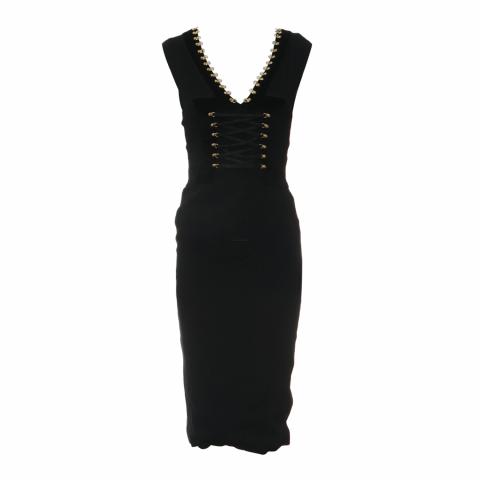 Sell Altuzarra Strappy Studded Sleeveless Dress - Black/Gold | HuntStreet.com Sell Altuzarra Strappy Studded Sleeveless Dress - Black/Gold | HuntStreet.com