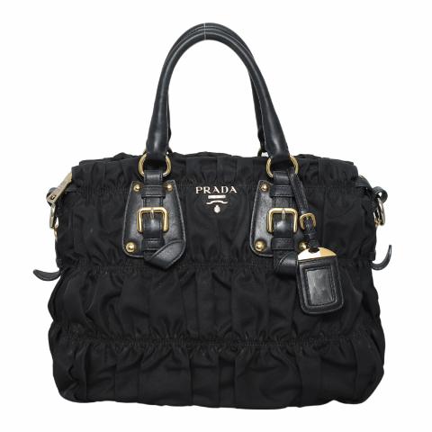 Sell Prada Tessuto Nylon Gaufre Bag - Black | HuntStreet.com