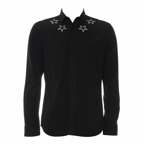 Givenchy black polo white stars best sale