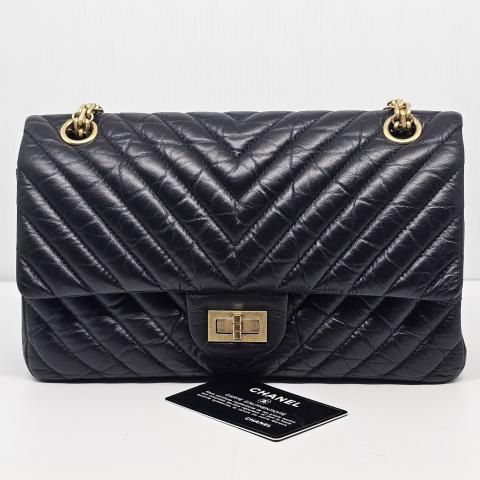Sell Chanel Chevron Black Small Double Flap GHW Black