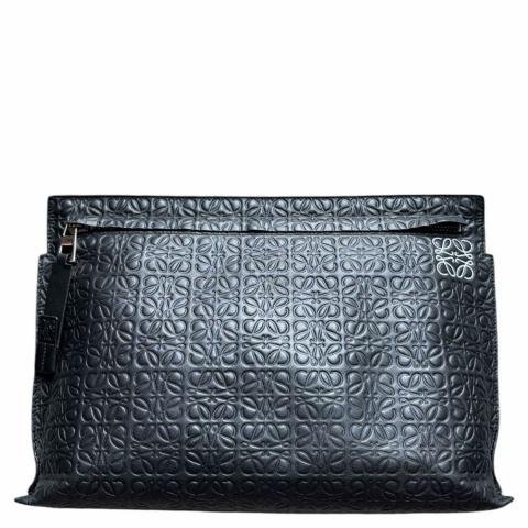 Sell Loewe Anagram T Clutch - Black | HuntStreet.com