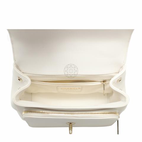 Sell Chanel Caviar Medium Business Affinity Bag - White