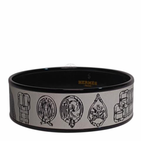 Sell Hermès Harnais Des Presidents L bracelet - Black/White