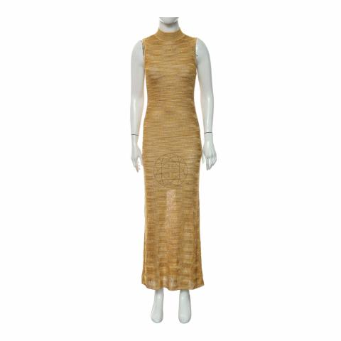 slim fit dress slacks Recent Missoni Gold Chevron Pattern Knit Halter Summer Dress – Shrimpton  Couture