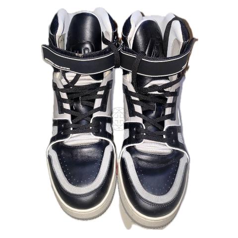 louis vuitton lv trainer sneaker boot high black grey