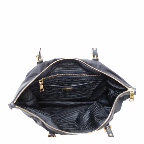 Sell Prada Tessuto Nylon Saffiano Jacquard Logo Tote Bag