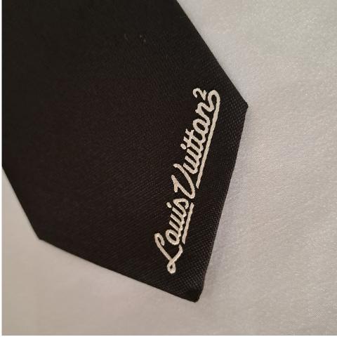 Sell Louis Vuitton X Nigo Tiger Tie - Black | HuntStreet.com