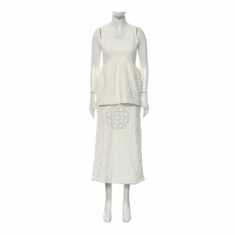 Sell Jil Sander Textured Dress - White | HuntStreet.com