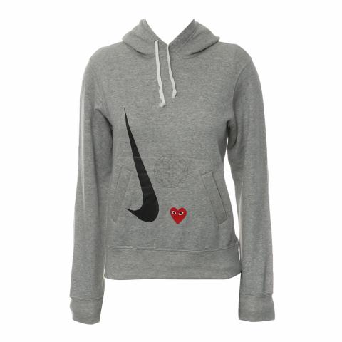 Sell PLAY Comme des Garçons x Nike Heart Hoodie Grey