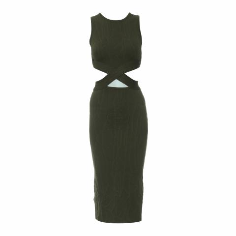Sell Jonathan Simkhai Sleeveless Dress - Green | HuntStreet.com