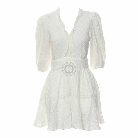 sachin and babi light blue dress Buy SANDRO Blue Capri Embroidered Dress in Viscose Blend For Women Online main image 1