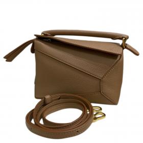 Loewe Mini Puzzle Edge Bag - Brown