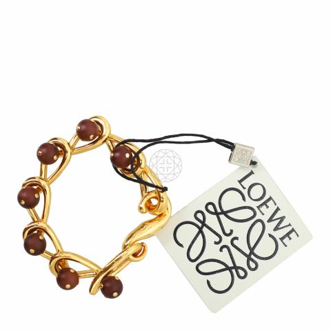 Sell Loewe Chain Bracelet - Brown/Gold | HuntStreet.com