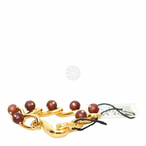 Sell Loewe Chain Bracelet - Brown/Gold | HuntStreet.com