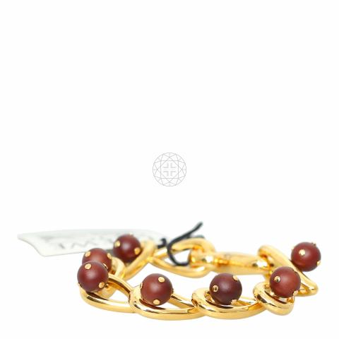 Sell Loewe Chain Bracelet - Brown/Gold | HuntStreet.com