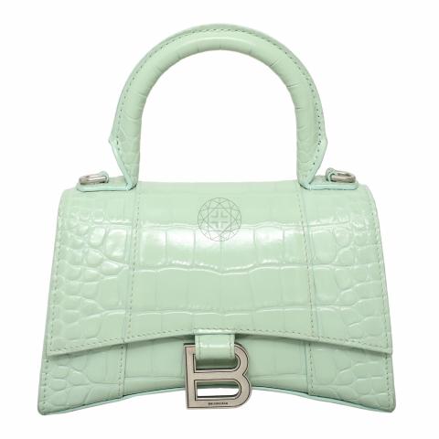 Sell Balenciaga Hourglass XS Croc Embossed Leather Top