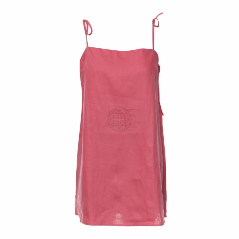 Sell Reformation Aubree Linen Dress - Pink | HuntStreet.com