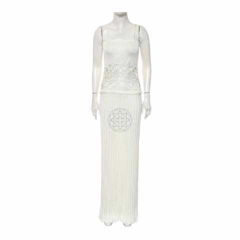 Sell Christopher Esber Laser Cut Knitted Dress - White | HuntStreet.com Sell Christopher Esber Laser Cut Knitted Dress - White | HuntStreet.com
