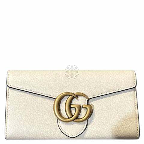 【関税&送料込】Gucci Gg Marmont Wallet Sell Gucci GG Marmont Long Wallet - White/Multicolor