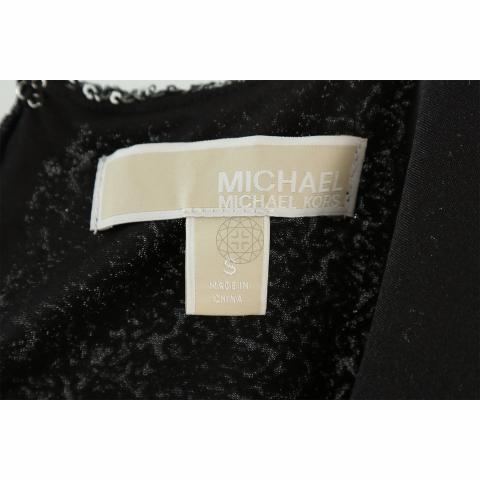 Sell Michael by Michael Kors Sequin Embellished Long Sleeve Dress -  Black/Silver | HuntStreet.com