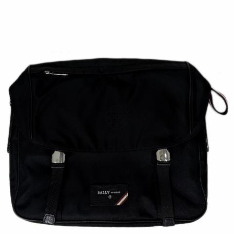 Sell Bally Fabro Nylon Crossbody Messenger Bag Black