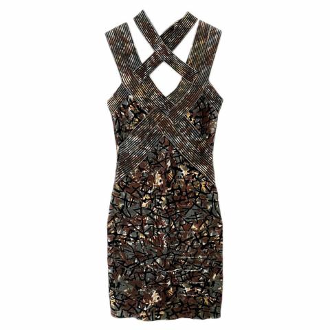 Sell Herve Leger Bandage Dress - Brown | HuntStreet.com