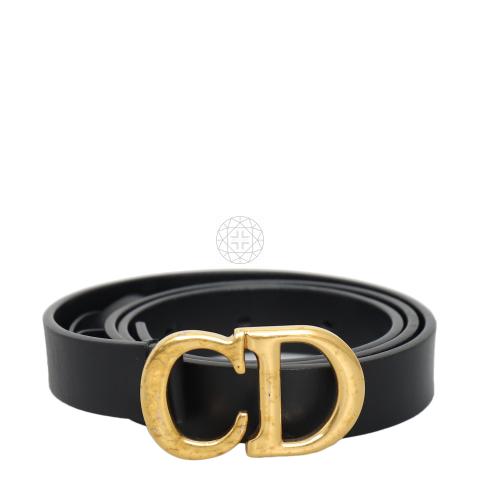 Sell Christian Dior Saddle Belt 70 - Black | HuntStreet.com