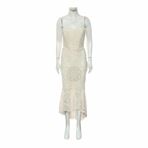 Sell Maria Lucia Hohan Lace Strapless Dress in White - Off-White | HuntStreet.com Sell Maria Lucia Hohan Lace Strapless Dress in White - Off-White | HuntStreet.com