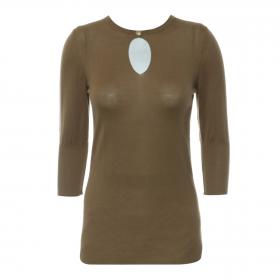 Chanel Long Sleeve Knit Top - Brown