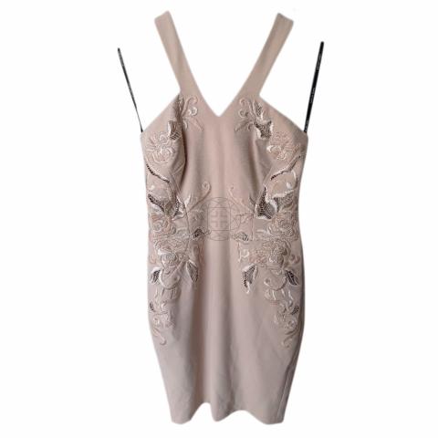 sachin and babi light blue dress DR036 Karen Millen Graphic Lace Embroidery Shirt Dress Black main image 0