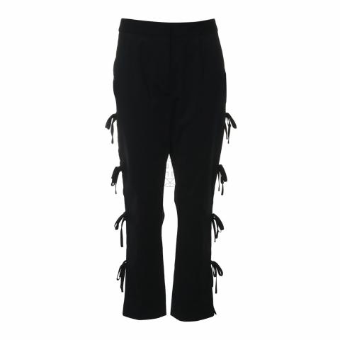 Sell Self Portrait Side Bow Trousers - Black | HuntStreet.com