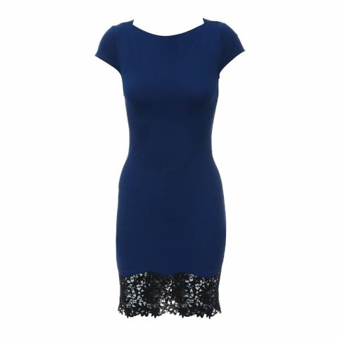 Sell Stella McCartney Lace Trim Sleeveless Dress - Black/Blue |  HuntStreet.com