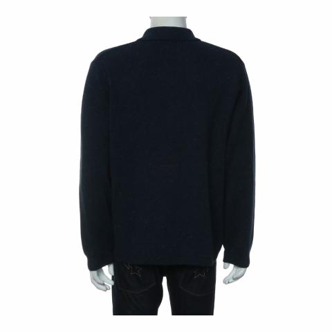 Sell KITH Marled Knit Hastings Cardigan - Navy Blue/Multicolor