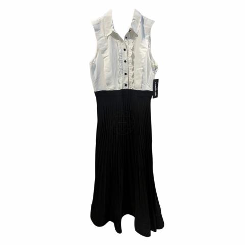 knee length dresses for ladies ASYMMETRIC RUCHED MAXI DRESS | BLACK | Women | KARL LAGERFELD main image 0