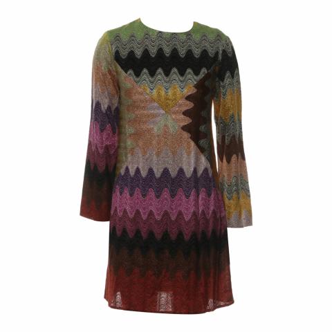 knee length dresses for ladies Missoni Long-Sleeve Caperdoni Mini Dress main image 0