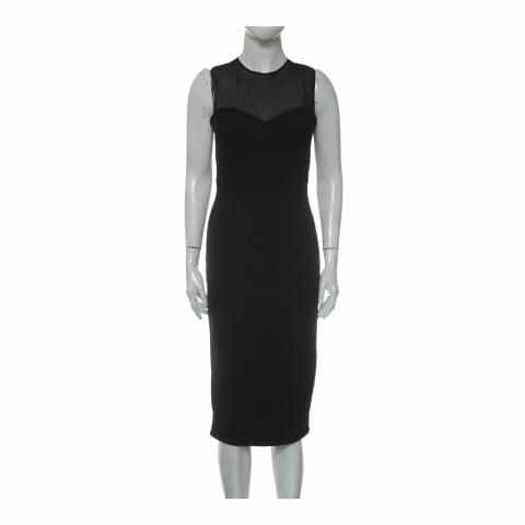 halloween black dress ideas VICTORIA BECKHAM VICTORIA MIDI DRESS IN BLACK  Gallery 9