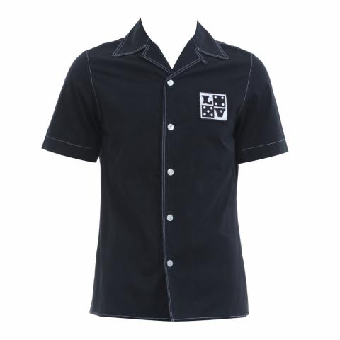 Sell Louis Vuitton Embroidered Dice Short Sleeve Shirt - Black