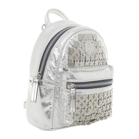 Sell MCM Mini Stark Bee Boo Embellished Metallic Backpack 